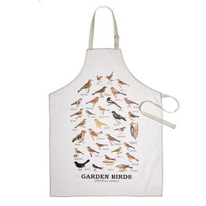 British Garden Birds 100% Cotton Novelty Apron